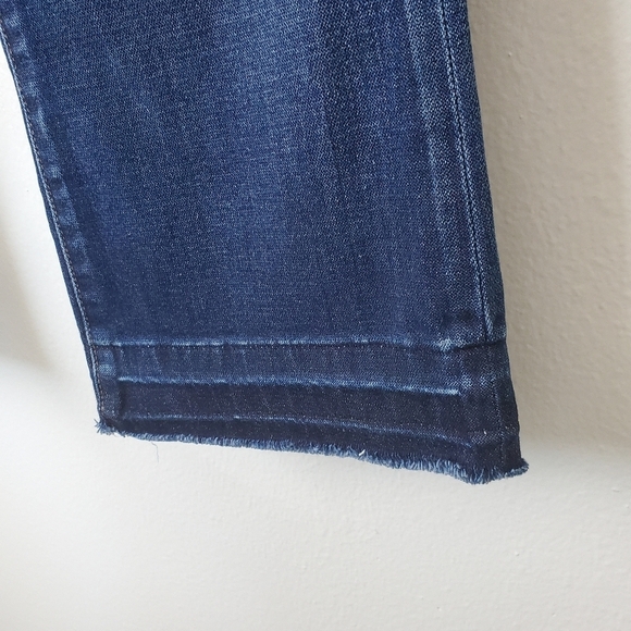 Madewell Cali Demi Boot Patch Pocket Crop Flare Jeans Size 25 - Picture 6 of 8